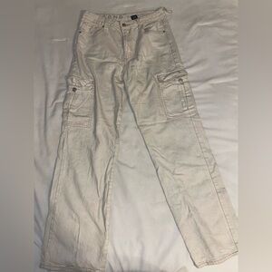 Beige Cargo Pants